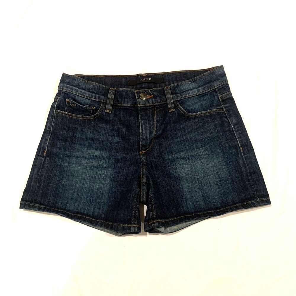 Joes Jeans Denim Shorts Dark Wash Blue Womens Size 26